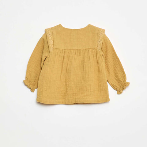 Blouse en gaze de coton