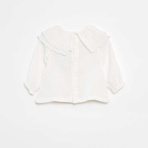 Blouse en gaze de coton
