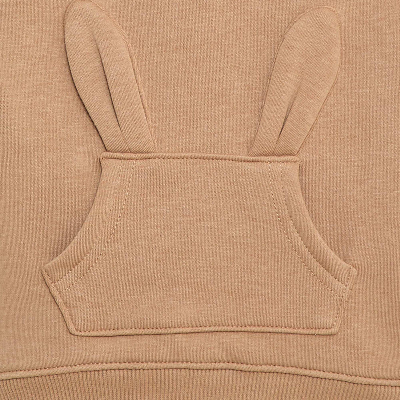 Sweat à capuche en molleton animé lapin
