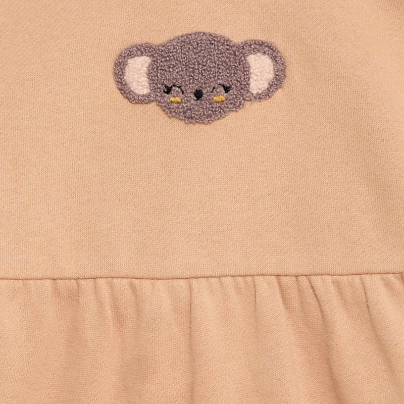 Robe en molleton animée