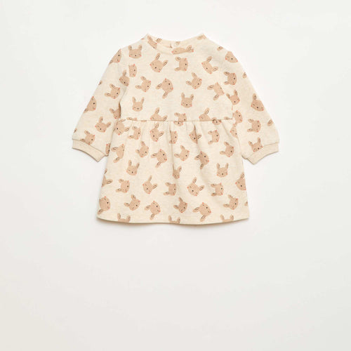 Robe en molleton animée