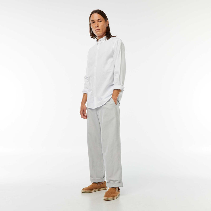 Chemise Oxford avec motif à rayures