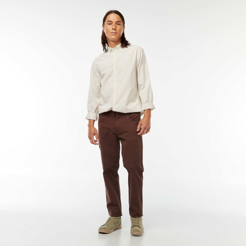 Chemise Oxford avec motif à rayures