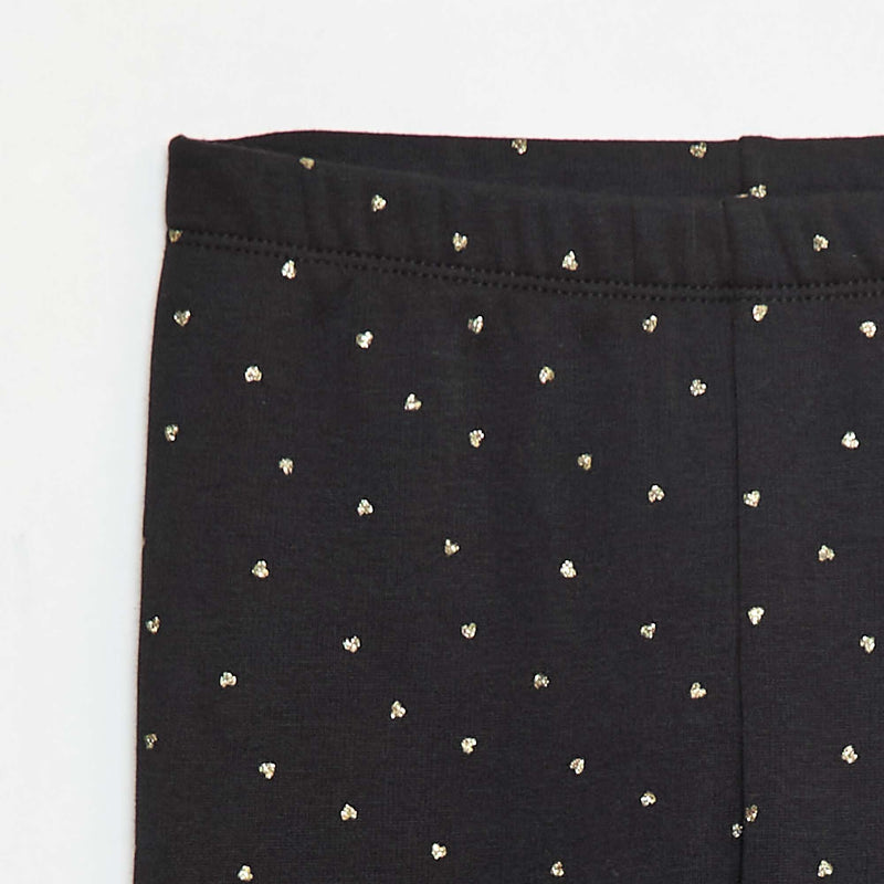 Legging chaud imprimé intérieur velours