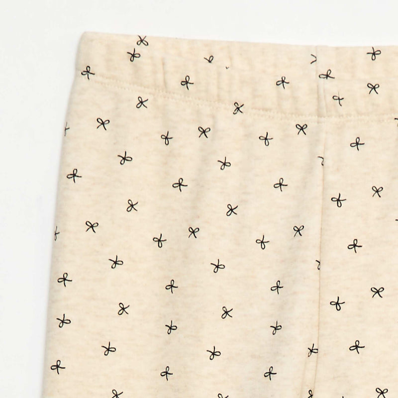 Legging chaud imprimé intérieur velours