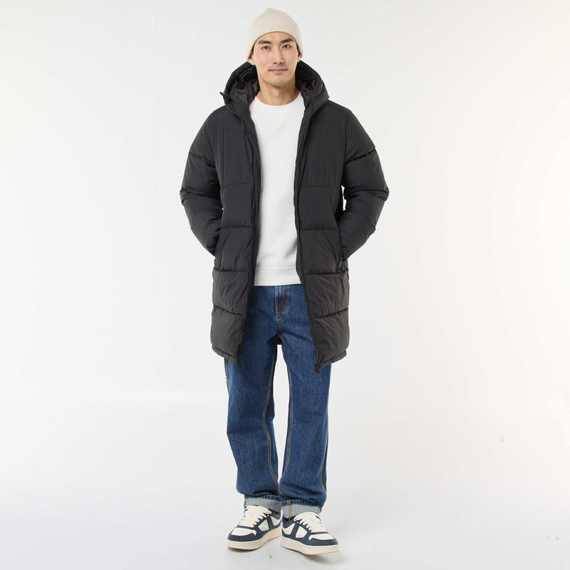 Sweat uni à col rond en molleton gratté