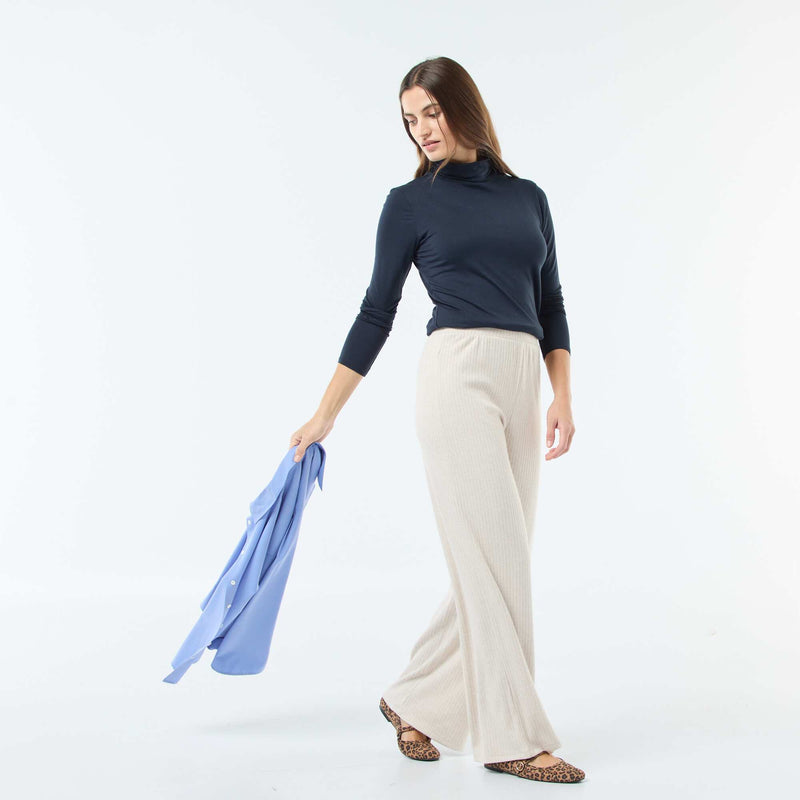 Sous-pull à col roulé et manches longues