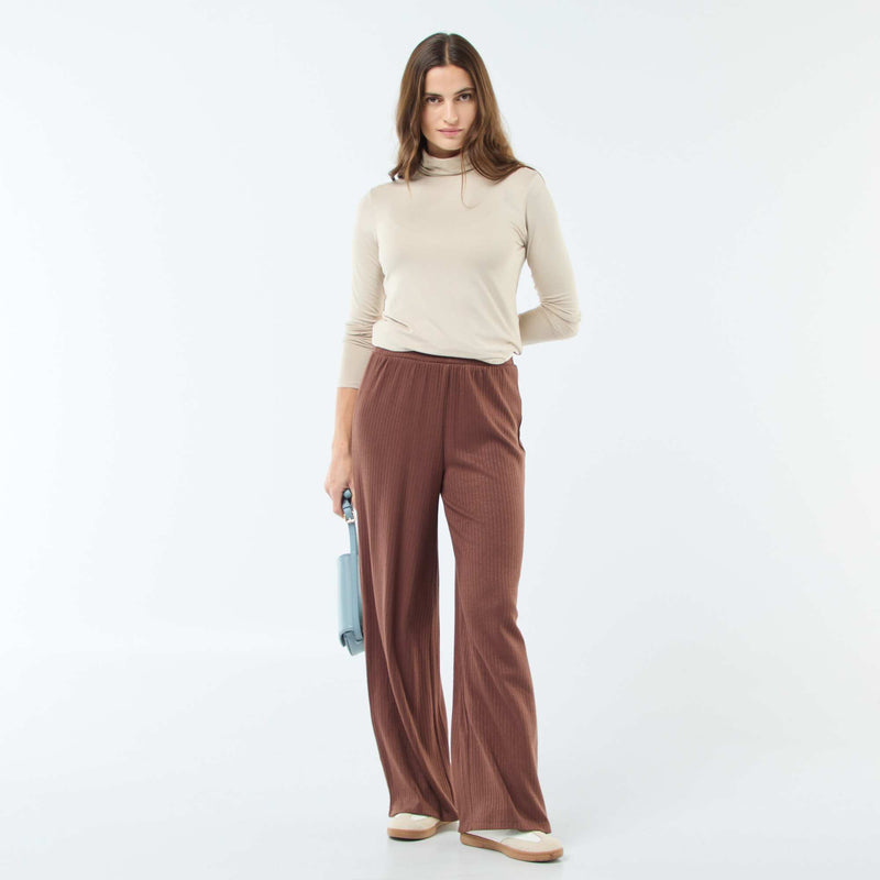 Sous-pull à col roulé et manches longues