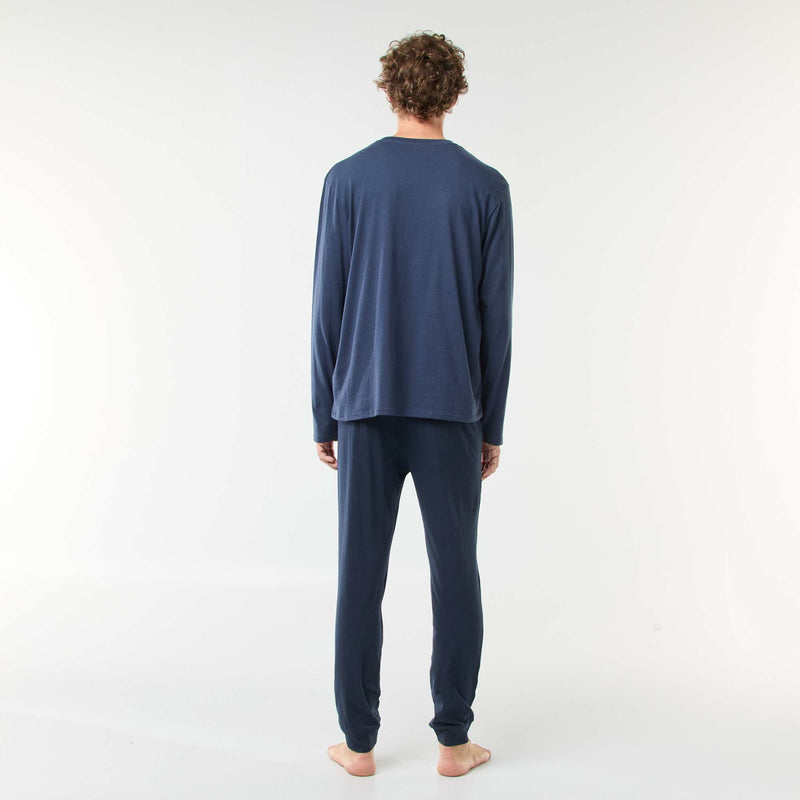 Ensemble pyjama long en jersey t-shirt + pantalon - 2 pièces