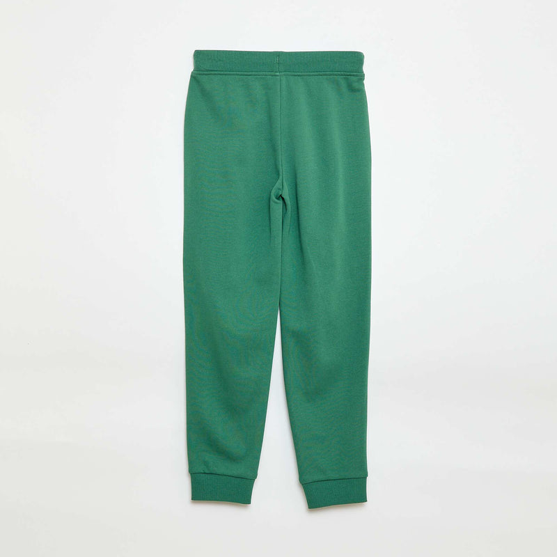 Jogging uni avec taille élastiquée