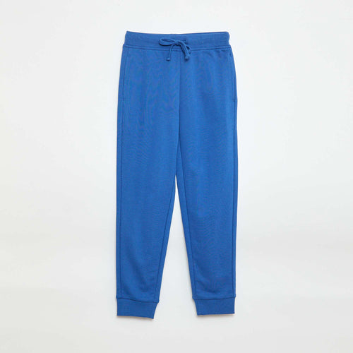 Jogging uni avec taille élastiquée