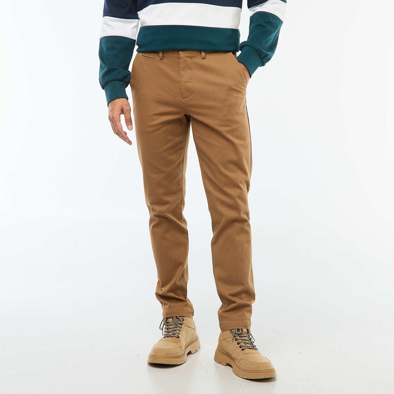Pantalon chino en twill