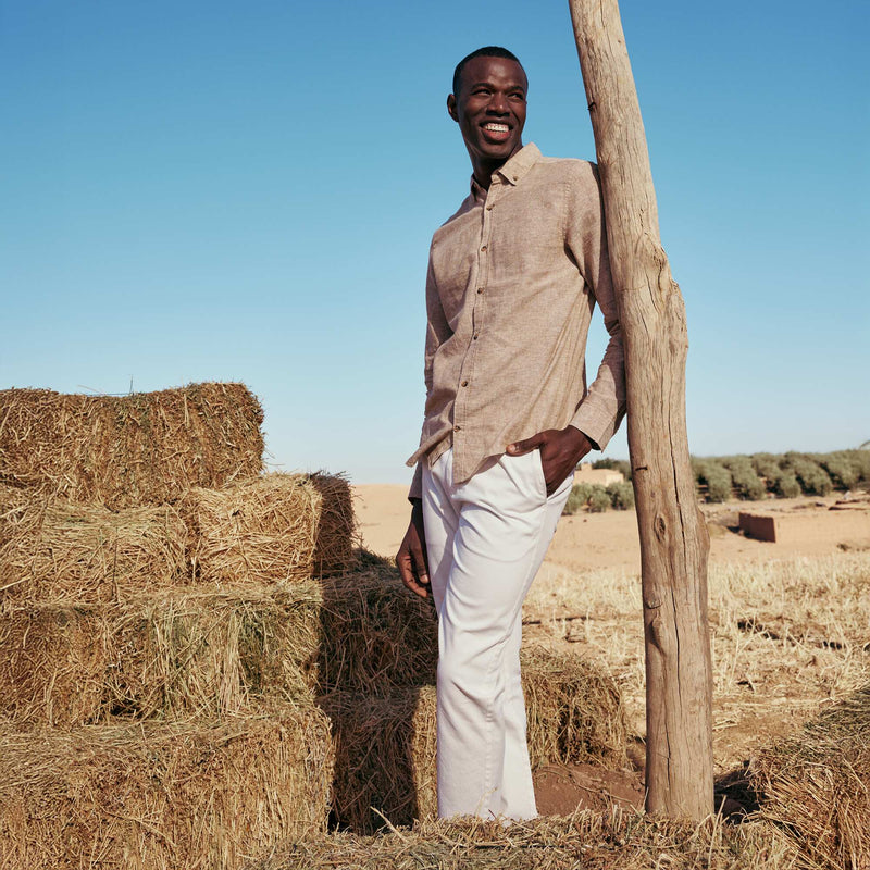 Pantalon chino en twill