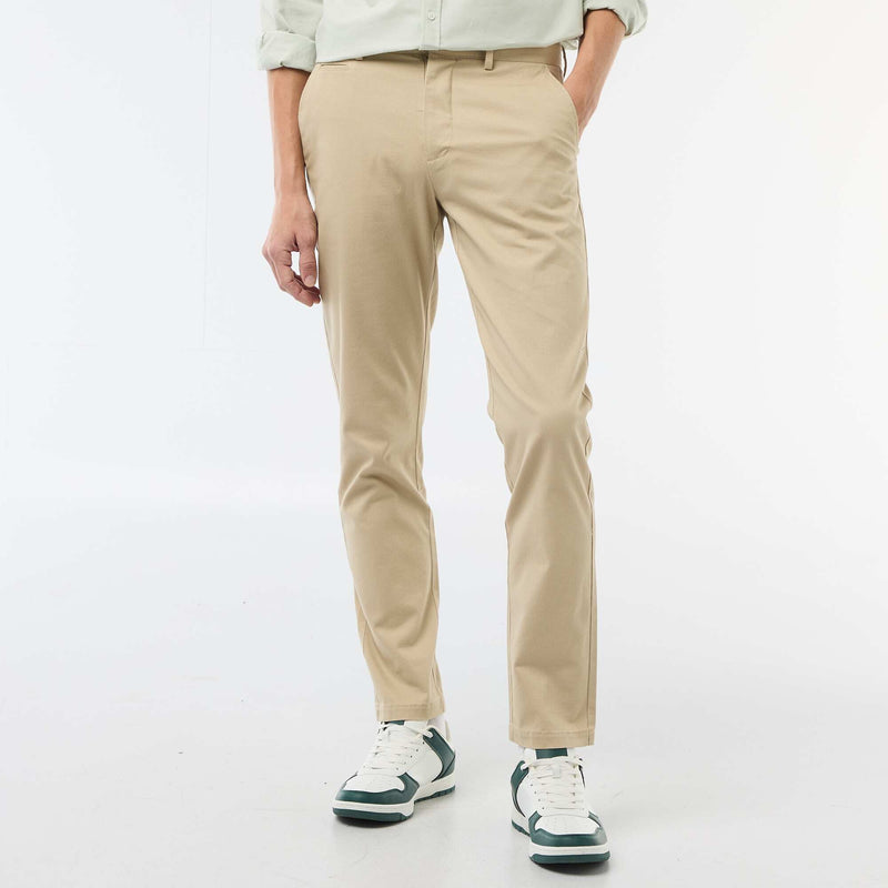 Pantalon chino en twill