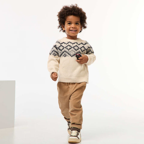 Pull chaud jacquard