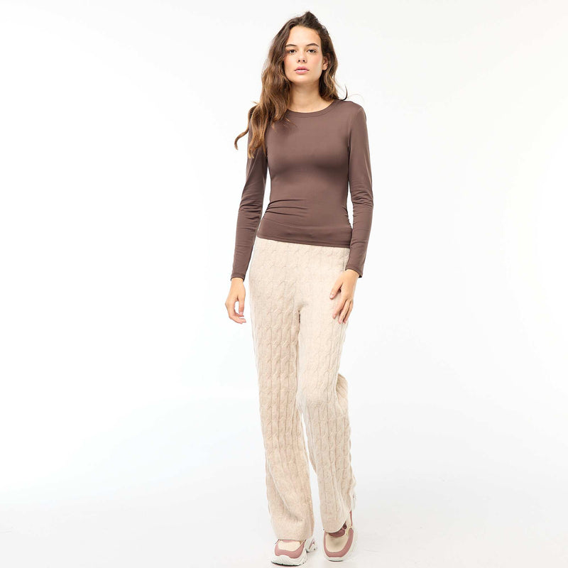 Tee-shirt cropped avec effet froissé