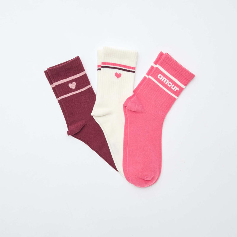 Blanc/rose/rouge