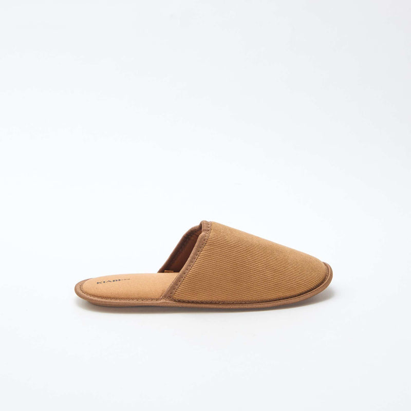 Chaussons mules en velours