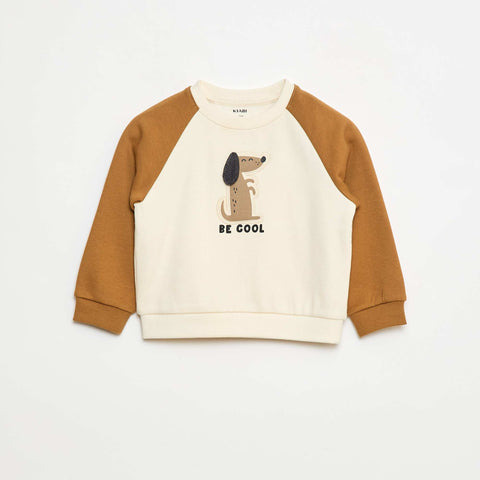 Sweat à col rond animé