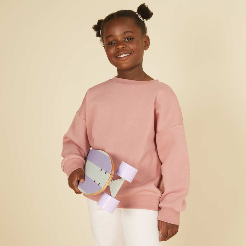 Lot de 2 sweats unis en molleton