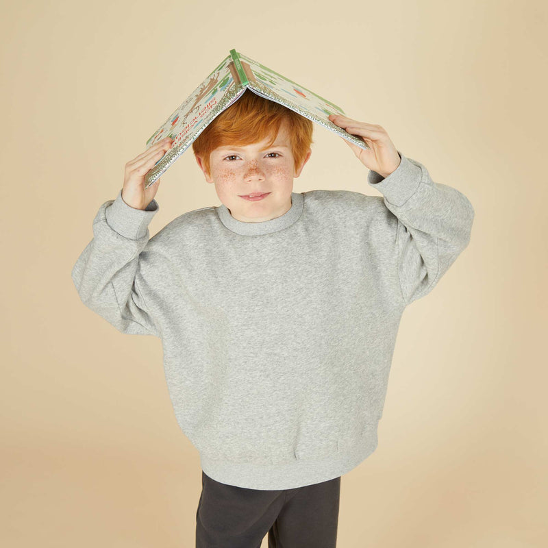 Lot de 2 sweats unis en molleton