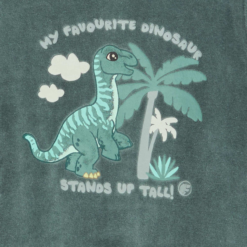 Dors bien 'Jurassic world' en velours de coton