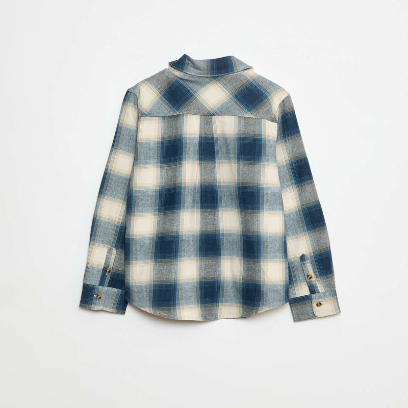 Chemise à carreaux en flanelle