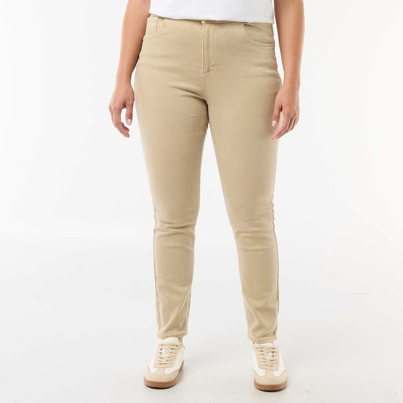 Pantalon skinny taille haute