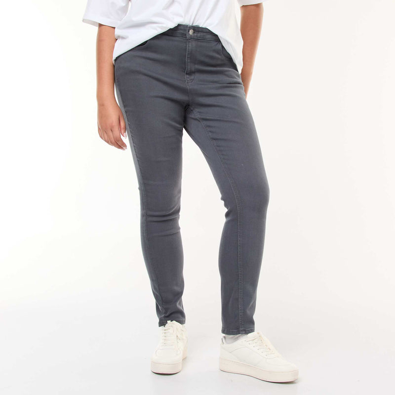 Pantalon skinny taille haute