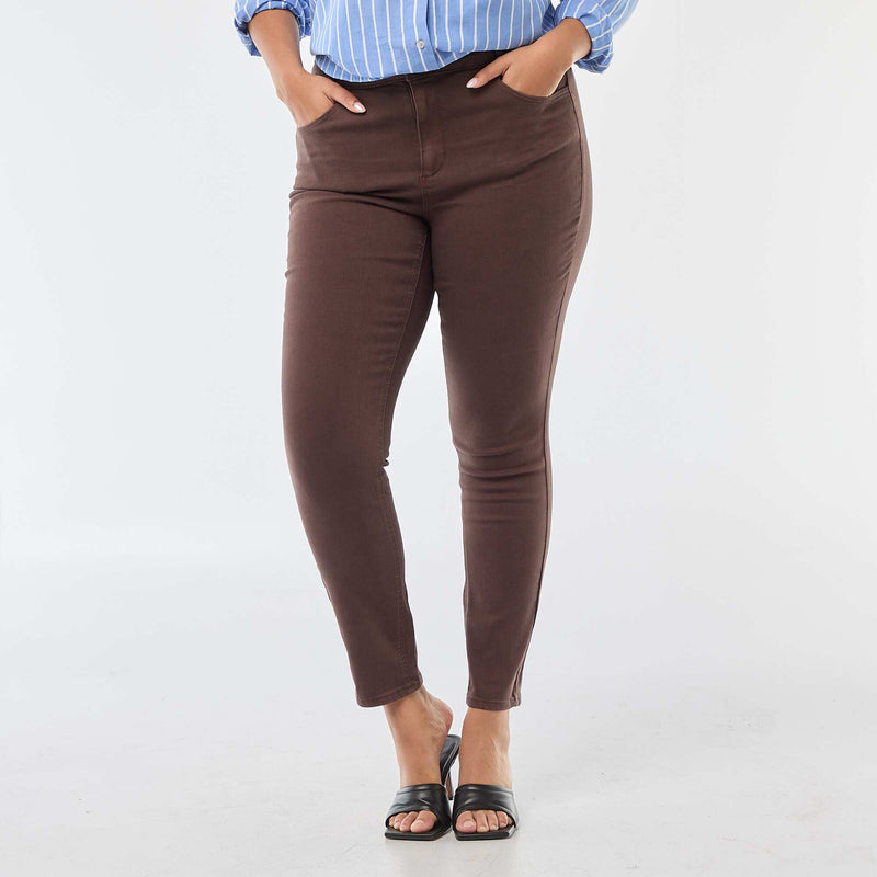 Pantalon skinny taille haute
