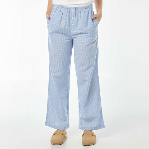 Pantalon large style pyjama