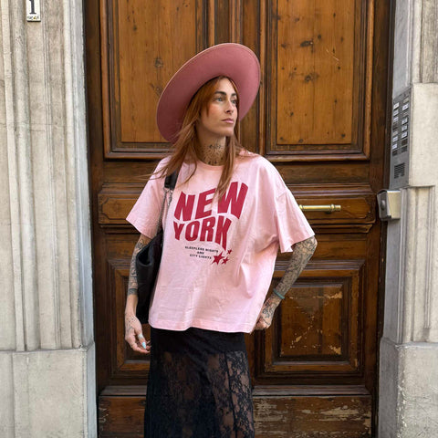 T-shirt oversize imprimé