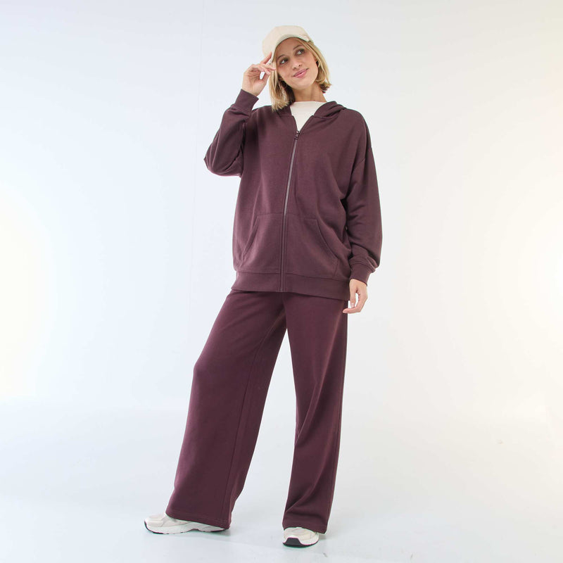 Gilet à capuche uni