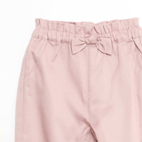 Pantalon paperbag en tencel