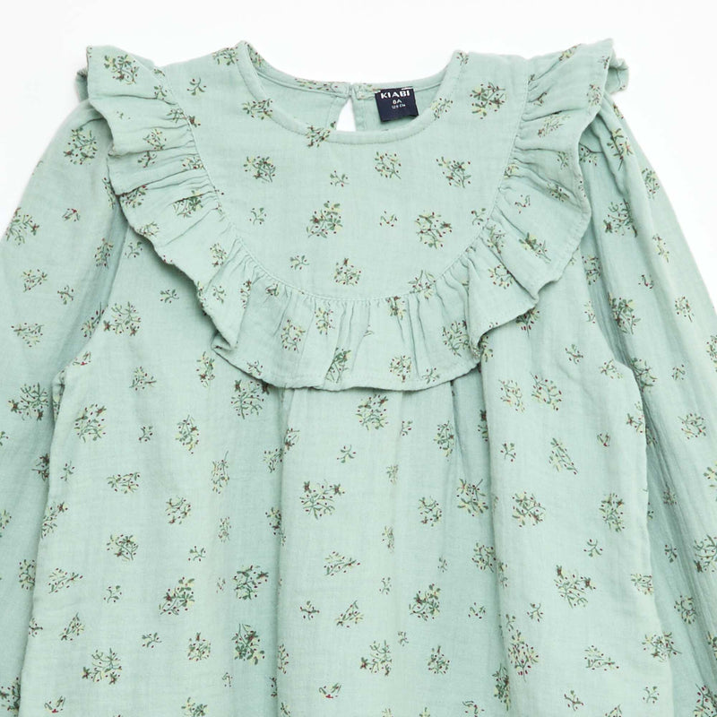 Blouse en double gaze de coton