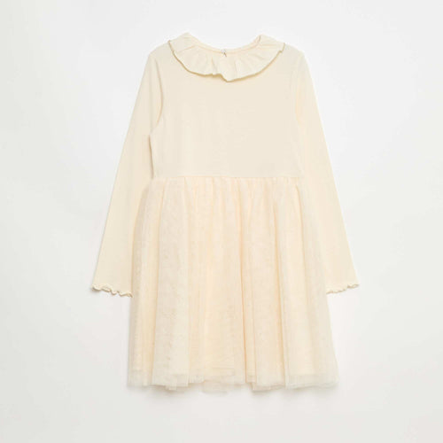Robe en jersey coton uni