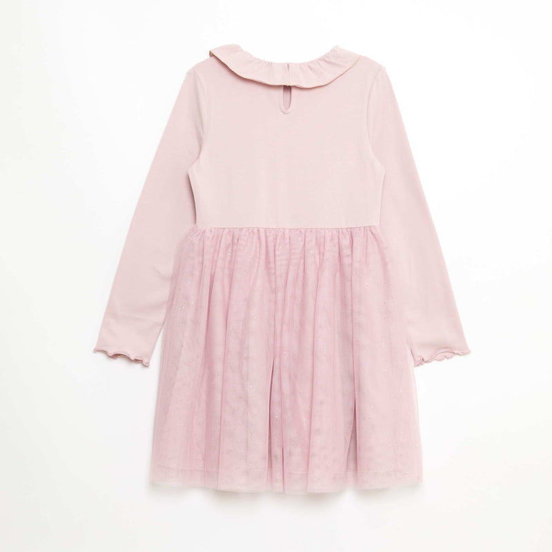 Robe en jersey coton uni