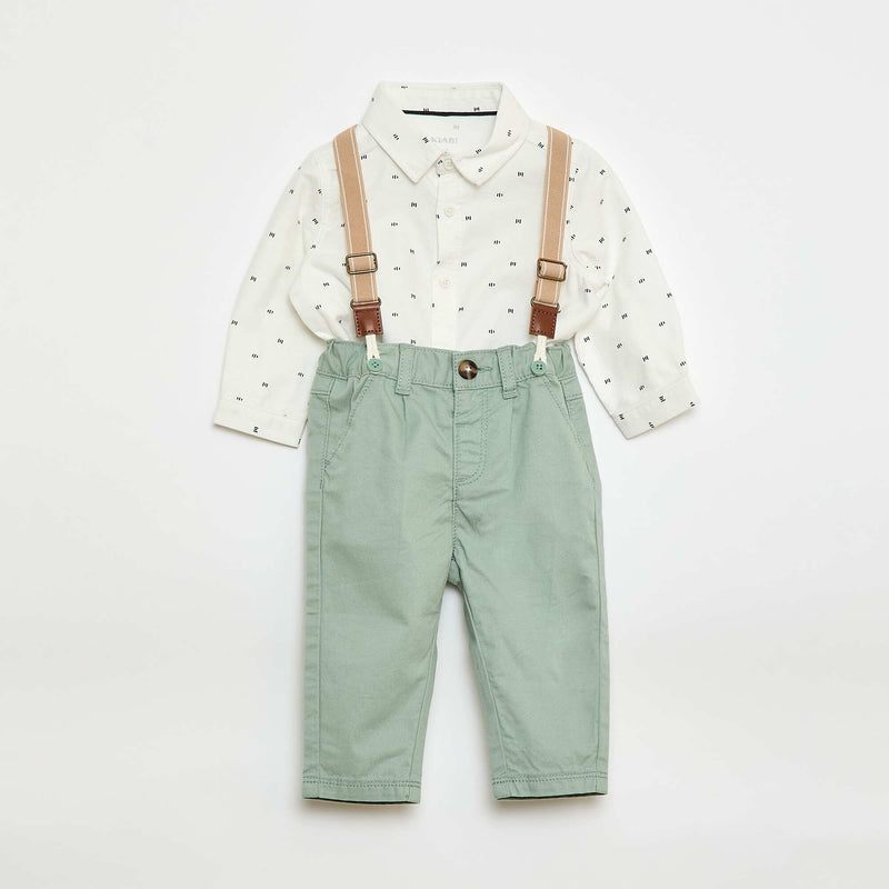 Blanc/vert