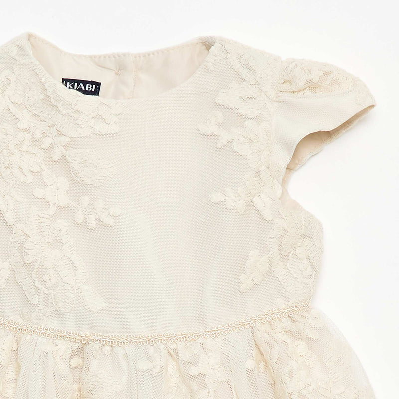 Robe de cérémonie en tulle brodé