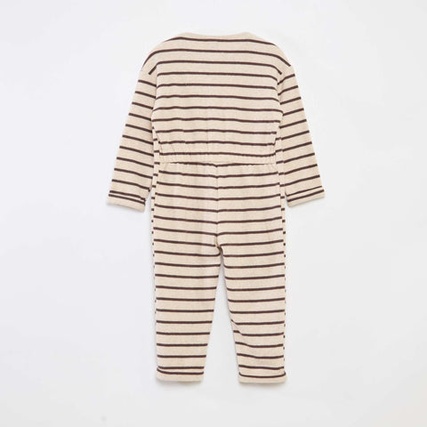 Combinaison longue en maille doudou