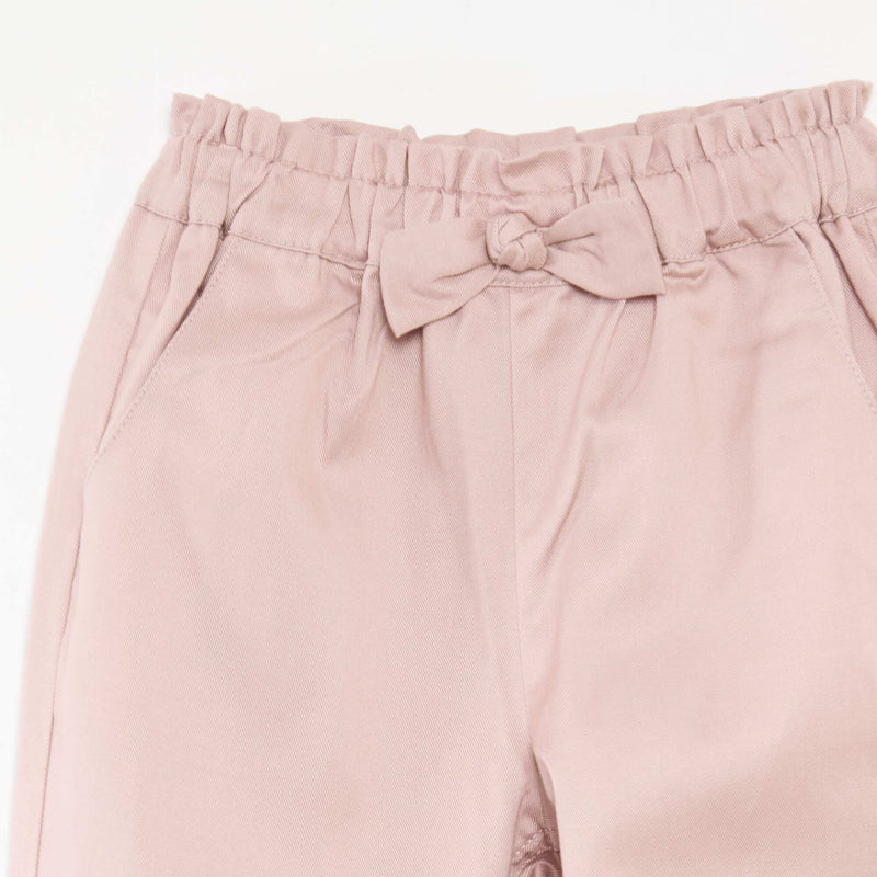 Pantalon en tencel avec nœud uni