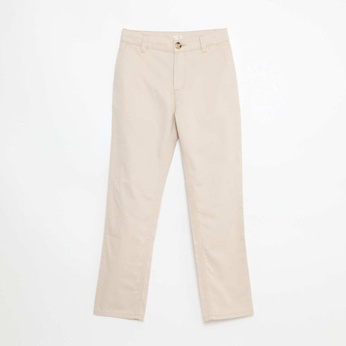 Chino 5 poches slim fit uni
