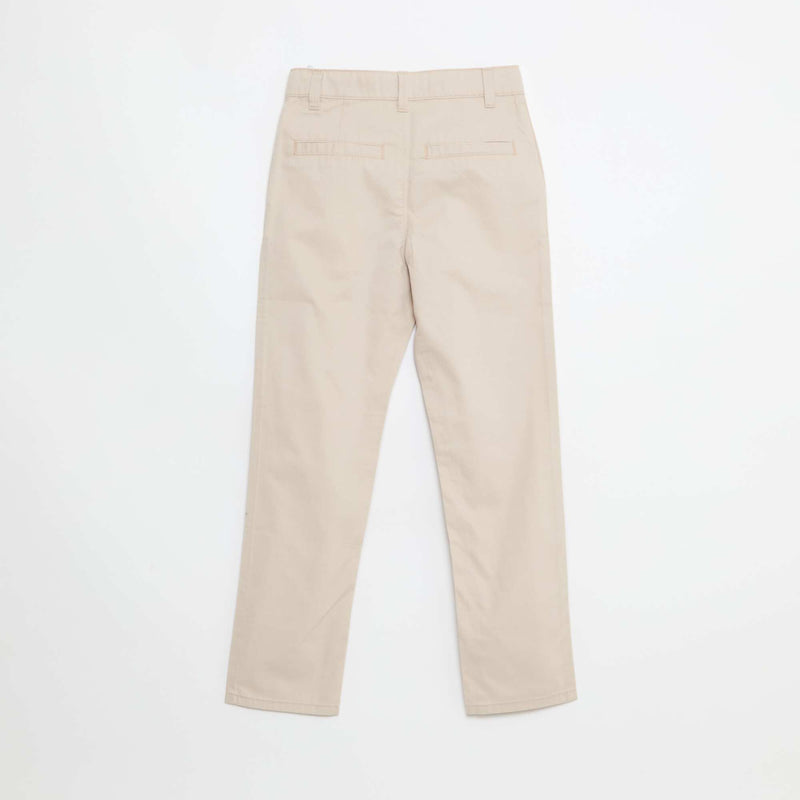 Chino 5 poches slim fit uni