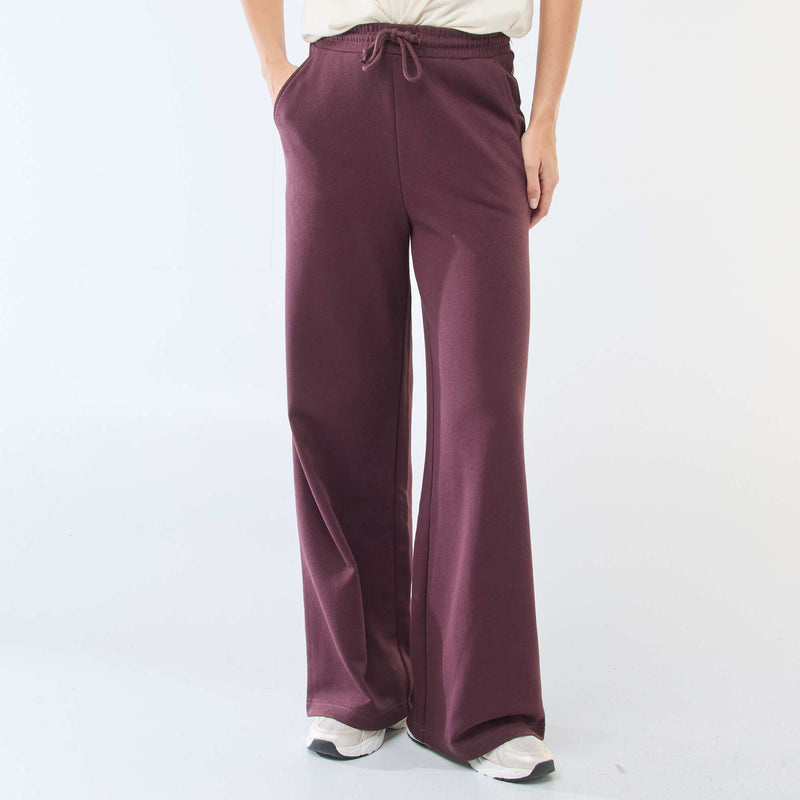 Jogging uni en coton