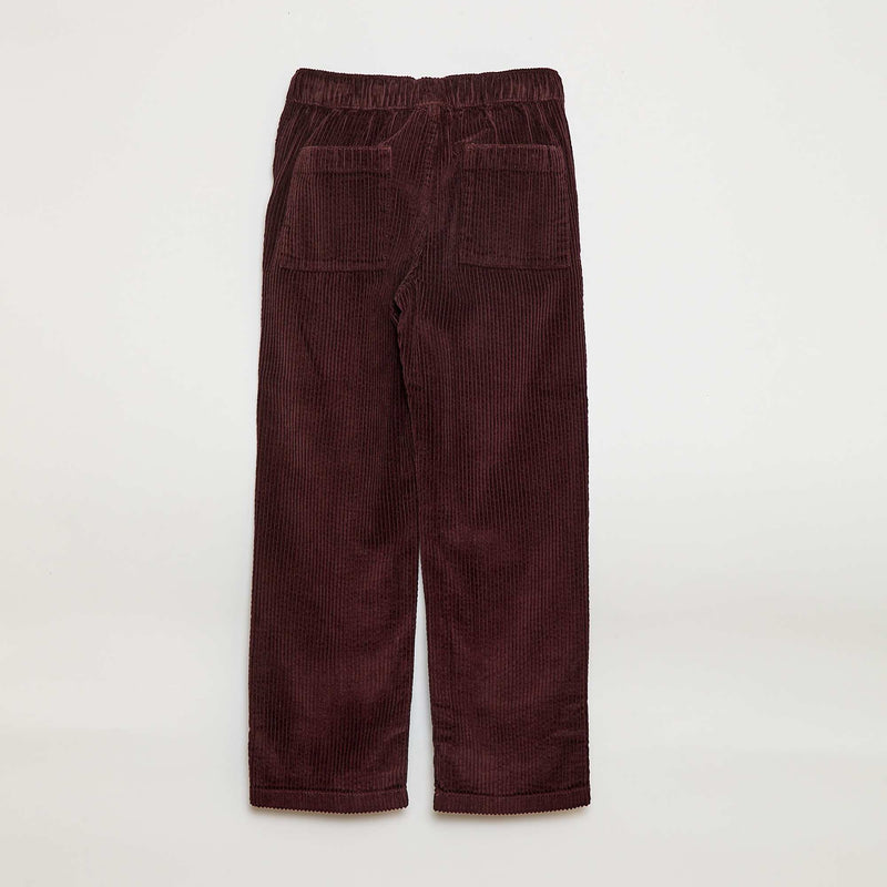 Pantalon en velours côtelé