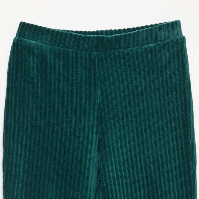 Pantalon flare en velours côtelé