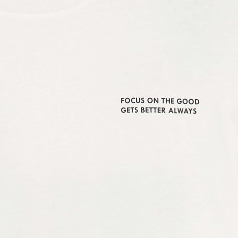 T-shirt imprimé à message