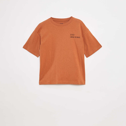 T-shirt imprimé à message