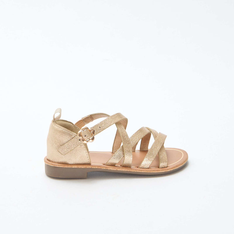 Sandales brides unie