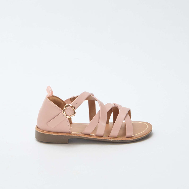 Sandales brides unie